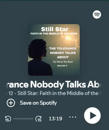 Listen to this Still Star Podcast episode on Spotify